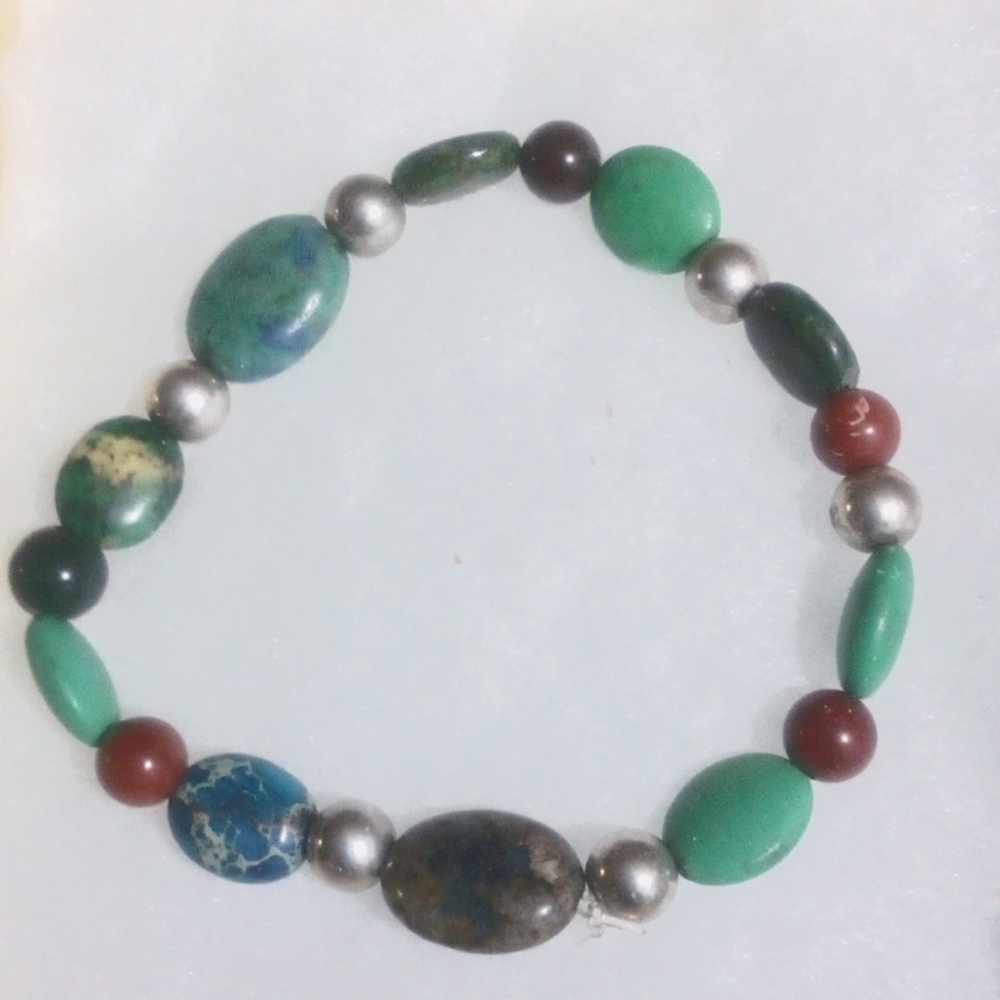 Handmade Gem bracelet